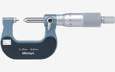 Mitutoyo125-101刻畫式固定螺紋外徑測微器