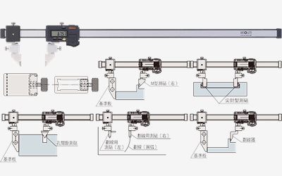 Mitutoyo 碳纖維可換測砧數位卡尺